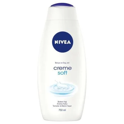 Nivea Creme Soft Kremsi Dokunuş Kadın Duş Jeli 750 ml